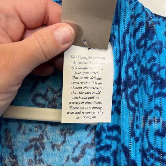 Chico linen blend summer cardigan sz 2 M PAISLEY
BERKLEY CARDIGAN BLUE 570080788 - Picture 15 of 16